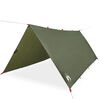 vidaXL Lona de campismo 366x306 cm imperme&aacute;vel verde azeitona