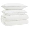 vidaXL Conjunto de Edred&atilde;o 90% Penas de Ganso FULDA 3 unid. 310 GSM