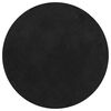 vidaXL Tapete pelo curto macio e lav&aacute;vel HUARTE &Oslash; 160 cm preto