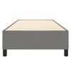 vidaXL Estrutura de cama com molas 80x200 cm tecido cinzento-escuro