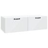 vidaXL Gabinete de TV de Parede Branco 98 x 41 x 30 cm