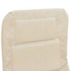 vidaXL Espregui&ccedil;adeiras dobr&aacute;veis 2 pcs textilene e a&ccedil;o cor creme