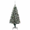 vidaXL &Aacute;rvore Natal artificial com LEDs e bolas e pinhas 240 cm
