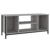 vidaXL M&oacute;vel de TV 102x35x45 cm derivados de madeira cinzento sonoma