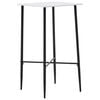 vidaXL 3 pcs conjunto de bar tecido preto