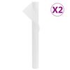 vidaXL Coberturas para plantas 2 rolos 70 g/m&sup2; 10x1,6 m