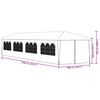 vidaXL Tenda de jardim 3x12 m branco
