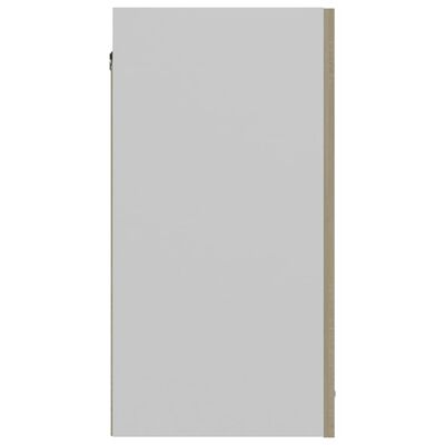 vidaXL Armário de parede 60x31x60 cm contraplacado cor carvalho