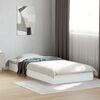 vidaXL Estrutura de cama 75x190 cm derivados de madeira branco