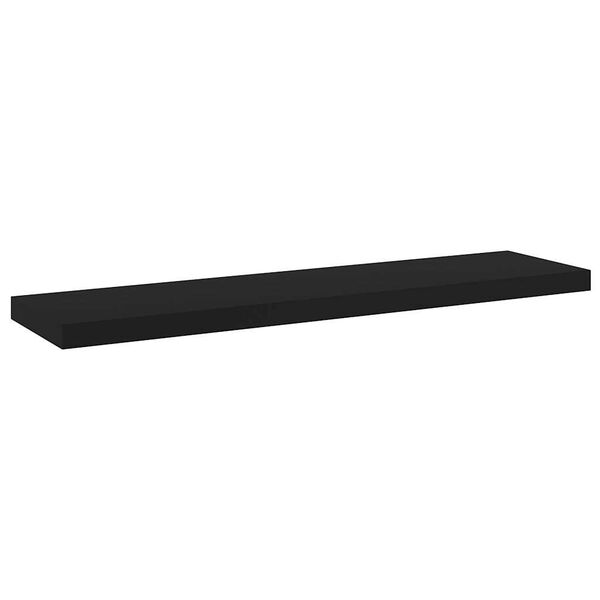 vidaXL Prateleiras 8 pcs 40x10x1,5 cm derivados de madeira preto