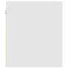 vidaXL Mesa de cabeceira de parede 38x34x40 cm branco