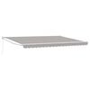 vidaXL Toldo retr&aacute;til Cinzento-claro 450 x 300 x 165 cm