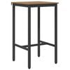vidaXL Mesa de bar 52 x 52 x 110 cm Derivados de Madeira Retangular