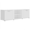 vidaXL M&oacute;vel de TV 120x34x37 cm derivados de madeira branco