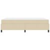 vidaXL Cama Box Creme 140 x 200 cm tecido