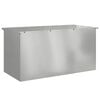 vidaXL Cofrinho de armazenamento para jardim A&ccedil;o Galvanizado 220 L