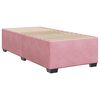 vidaXL Estrutura de cama 100x200 cm veludo rosa