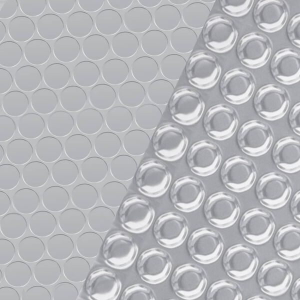 vidaXL Cobertura para piscina 250 cm PE prateado