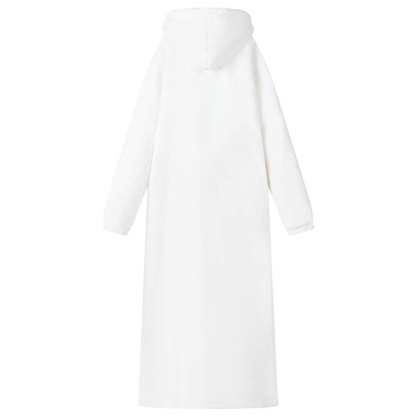 vidaXL Sweatshirt manta Branco 150 x 87 cm Fleece e Flanela