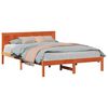 vidaXL Estrutura da Cama Castanho 160 x 200 cm Madeira de pinho maci&ccedil;a