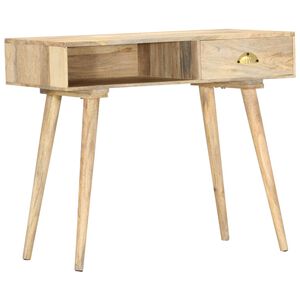 vidaXL Mesa consola 90x45x75 cm madeira de mangueira maci&ccedil;a