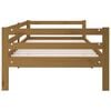 vidaXL Sof&aacute;-cama 90x190 cm madeira de pinho maci&ccedil;a castanho mel