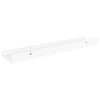 vidaXL Prateleiras de parede 4 pcs 40x9x3 cm branco
