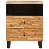 vidaXL Gabinete de Cama com gaveta Castanho 50 x 33 x 62 cm