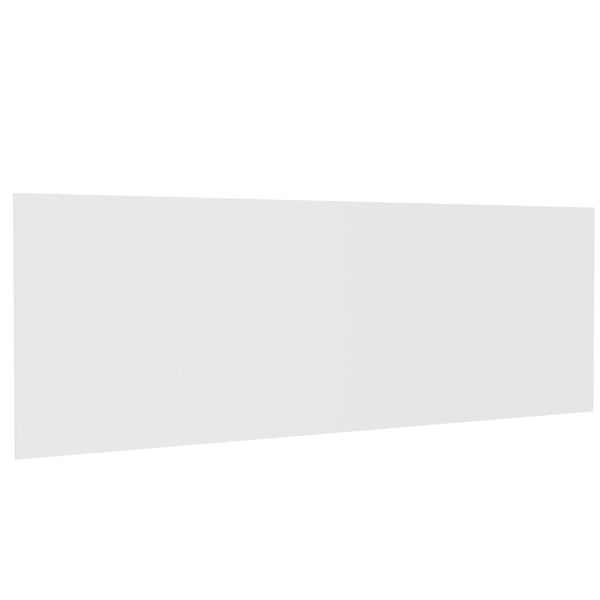 vidaXL Cabeceira de parede 240x1,5x80 cm derivados de madeira branco