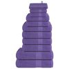 vidaXL 12pcs Conjunto de toalhas FROGN 360 g/m&sup2; roxo