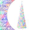 vidaXL &Aacute;rvore de Natal pop up com LED 150 cm 100 LED PVC e PET Branco