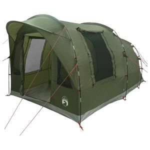 vidaXL Tenda t&uacute;nel Verde-Azeitona 400 x 260 x 200 cm Poli&eacute;ster e A&ccedil;o