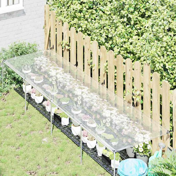 vidaXL Cobertura Vegetal com Ilh&oacute;s 1x4 m Polietileno