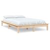 vidaXL Estrutura de cama 100x200 cm pinho maci&ccedil;o