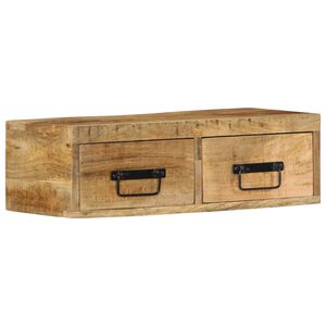 vidaXL Arm&aacute;rio de TV para parede 60x30x19 cm mangueira &aacute;spera maci&ccedil;a