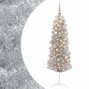 vidaXL &Aacute;rvore de Natal artificial estreita com bolas 150 cm 150 LED