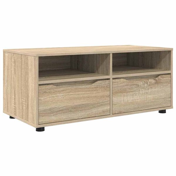 vidaXL Gabinete para TV com gaveta Carvalho Sonoma 100 x 48 x 43 cm