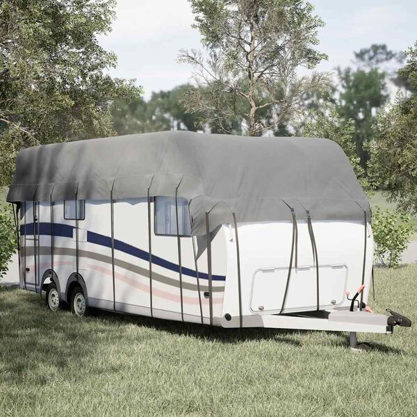 vidaXL Caravan capa de telhado 700x300 cm tecido n&atilde;o tecido cinzento