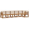 vidaXL Conjunto de Sof&aacute;s para Exterior 6 pcs Natural