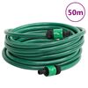 vidaXL Enrolador independente com mangueira de 50 m PVC verde