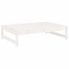 vidaXL 6 pcs conjunto lounge de jardim pinho maciço branco
