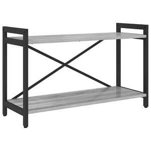 vidaXL Estante 80 x 30 x 50 cm Derivados de Madeira Sonoma cinzento