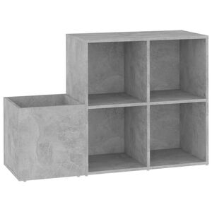 vidaXL Sapateira de corredor 105x35,5x70 derivados de madeira cinzento