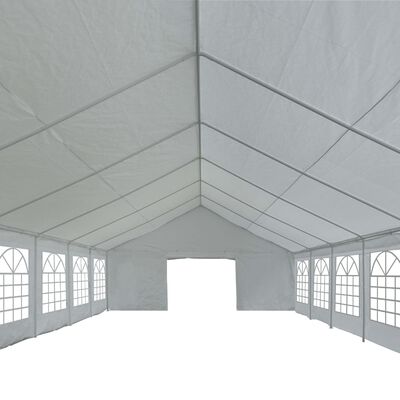 vidaXL Tenda para festas PE 5x10 m cinzento