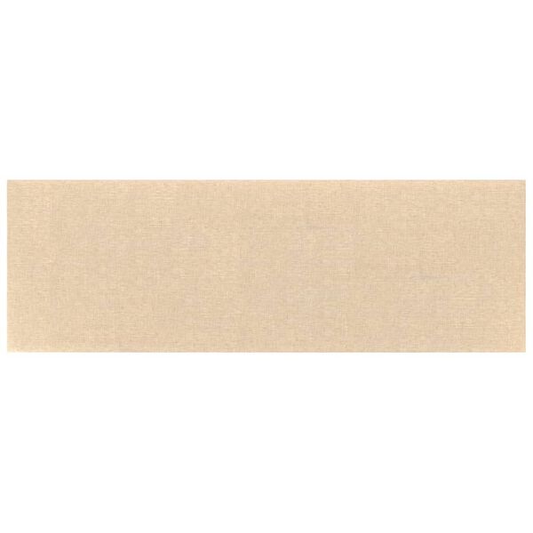 vidaXL Painel de parede 12 pcs 90x30 cm tecido 3,24 m&sup2; cor creme