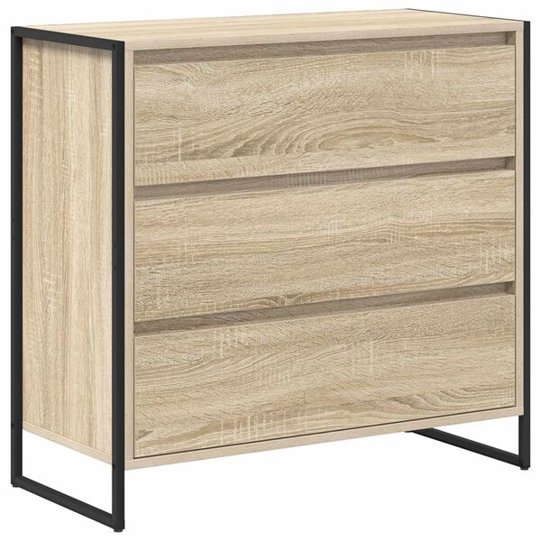 vidaXL Buffet com gaveta Sonoma 79 x 36 x 75.5 cm Madeira processada
