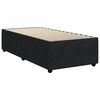 vidaXL Estrutura de cama 90x200 cm veludo preto