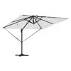 vidaXL Parasol Roma Bege 286 x 285 x 270 cm Alumínio e Poliéster