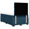 vidaXL Cama boxspring com colch&atilde;o 120x190 cm veludo azul
