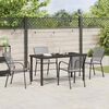 vidaXL Conjunto de Jantar para Jardim 5 pcs Antracite